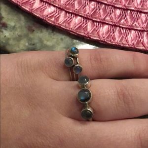 Iridescent moonstone rings!!